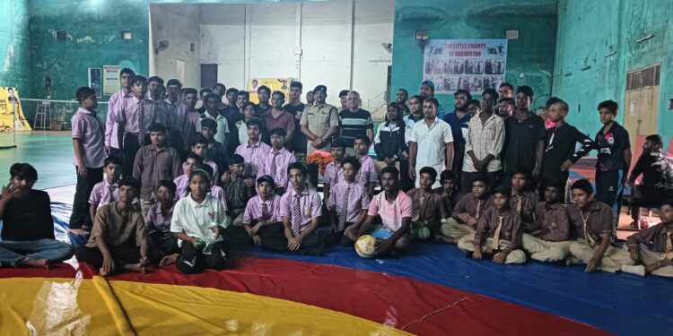 *माधवनगर पुलिस का नशा मुक्ति अभियान* *खेल प्रतियोगिताओं के बीच दिलाई शपथ*