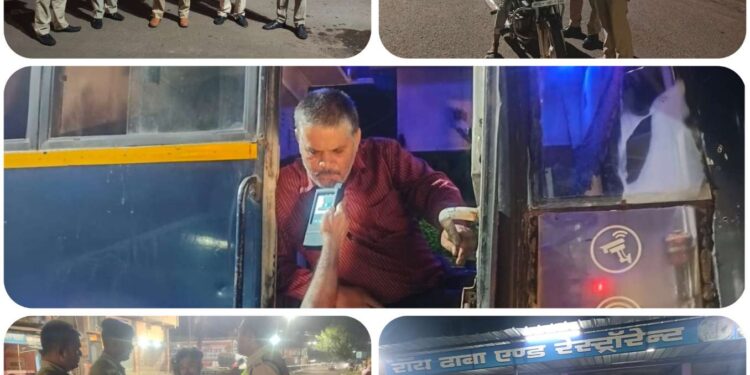कानून-व्यवस्था की स्थिति बनाए रखने एवं आपराधिक तत्वों पर नियंत्रण हेतु कांबिंग गश्त में कटनी पुलिस का बड़ा एक्शन — 120 वारंटियों को किया गिरफ्तार, भेजा गया जेल* 📌 *83 गिरफ्तारी वारंटी और 37 स्थाई वारंटी चढ़े पुलिस के हत्थे*
