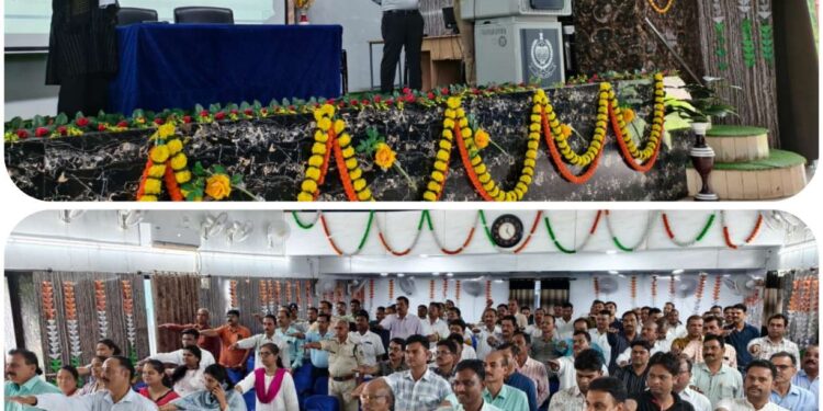 *”नशे से दूरी है जरूरी”—जेएनपीए सागर में पुलिस अधिकारियों-कर्मचारियों को दिलाई गई नशामुक्ति की शपथ*