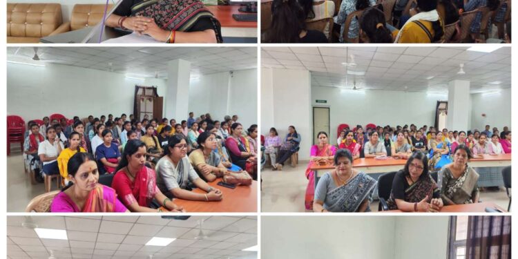 भारतीय ज्ञान परंपरा प्रकोष्ठ के तत्वावधान में गुरु-शिष्य संबंधों पर कार्यक्रम शुभारंभ डॉ. चित्रा प्रभात के मार्गदर्शन में मां सरस्वती की आराधना के साथ हुआ ।