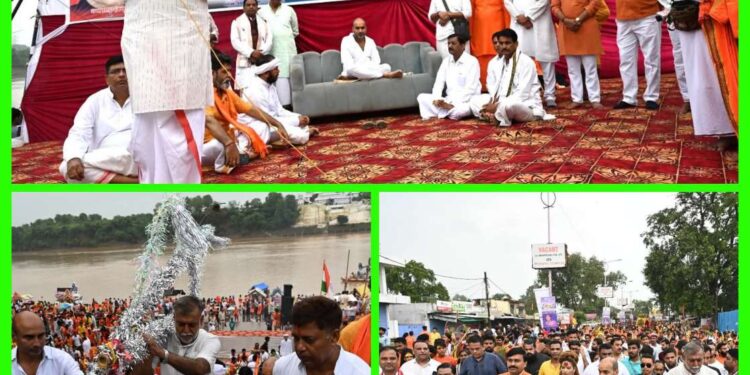 संस्‍कार कांवड़ यात्रा में शामिल होकर गौरवांवित महसूस हुआ-मंत्री श्री पटेल