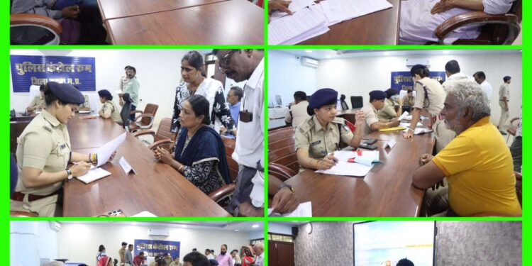 पुलिस अधीक्षक कटनी द्वारा मंगलवार जनसुनवाई का आयोजन – फरियादियों की समस्याएं सुनीं, संबंधित अधिकारियों को तत्काल निराकरण के निर्देश
