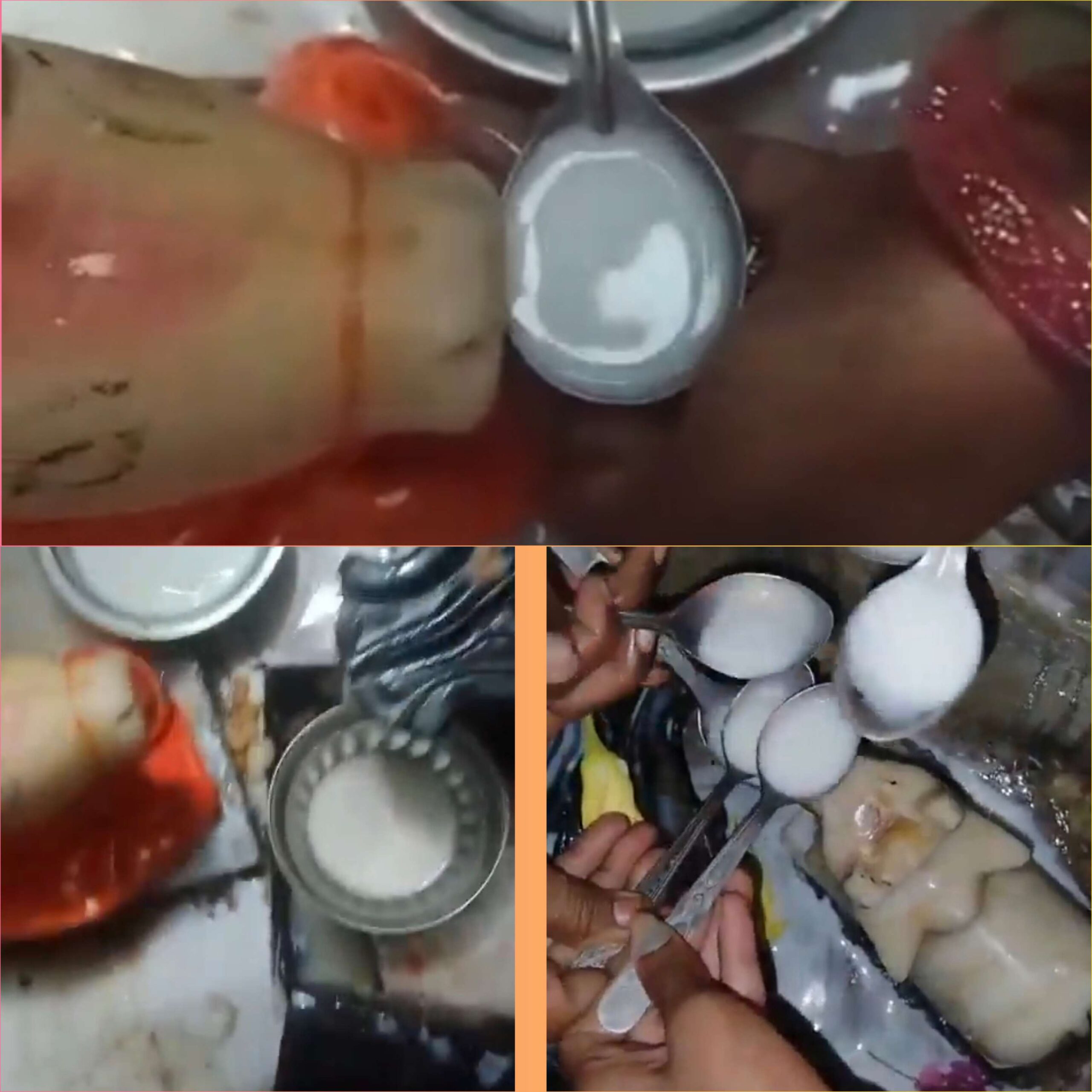 नंदी महाराज को दूध पिलाने का वीडियो सोशल मीडिया पर हो रहा वायरल !!  पत्थर के नंदी महाराज को लोग दूध पिला रहे,