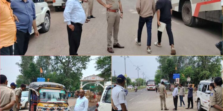 *स्कूली वाहनों की चेकिंग अभियान – यातायात नियमों का उल्लंघन करने वाले 10 वाहन चालकों के विरुद्ध कार्रवाई*