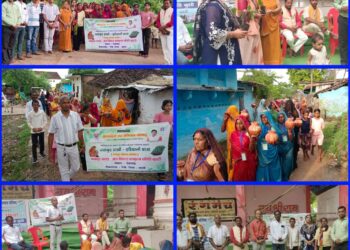 *💥जनअभियान परिषद द्वारा ग्राम हरद्वारा में नवांकुर सखी हरियाली यात्रा का हुआ शुभारंभ।💥*  *💥जनमानस को प्रकृति से जोड़ने और पर्यावरण संरक्षण के लिए जागरूक करना सर्वोपरि : डॉ. तेजसिंह केसवाल।💥*