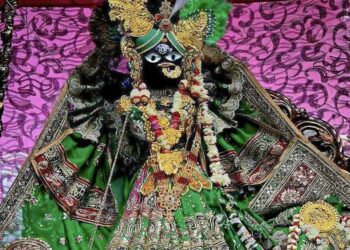 हरियाली तीज पर बांके बिहारी वृन्दावन के दर्शन समय