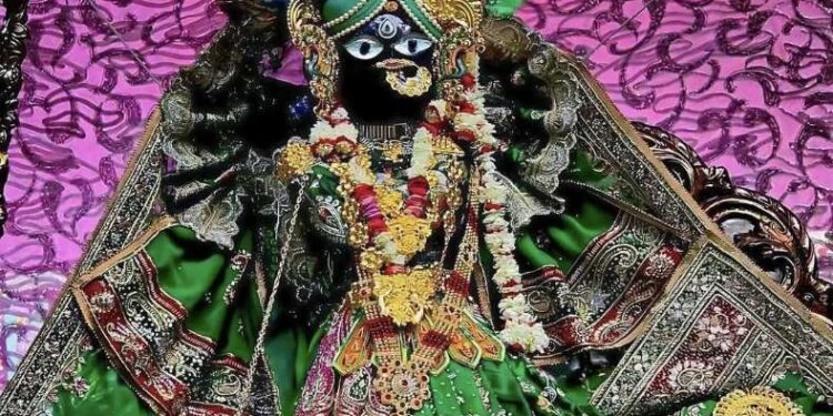 हरियाली तीज पर बांके बिहारी वृन्दावन के दर्शन समय