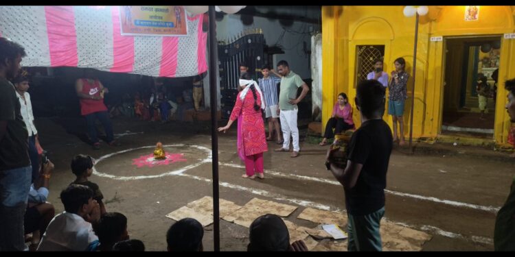 गोद ग्राम कुआं में हर्ष एवं उल्लास के साथ मनाया गया श्री कृष्ण जन्मोत्सव