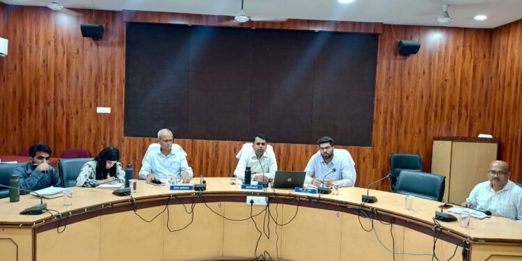 समय-सीमा एवं विभागीय समन्वय समिति की बैठक संपन्न