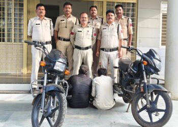 बड़ी सफलता के साथ मोटरसाइकिल चोरो को रीठी पुलिस ने धर दबोचा,,।