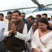 मुख्यमंत्री डॉ. मोहन यादव का झिंझरी हेलीपैड पर हुआ आत्मीय स्वागत