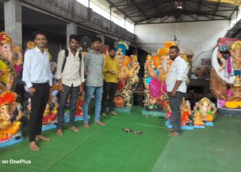 गणेशोत्सव 2 दिन शेष…!  बप्पा आला रे…नगर में कई स्थानों पर विराजेंगी गणेश बप्पा की प्रतिमाएं..!