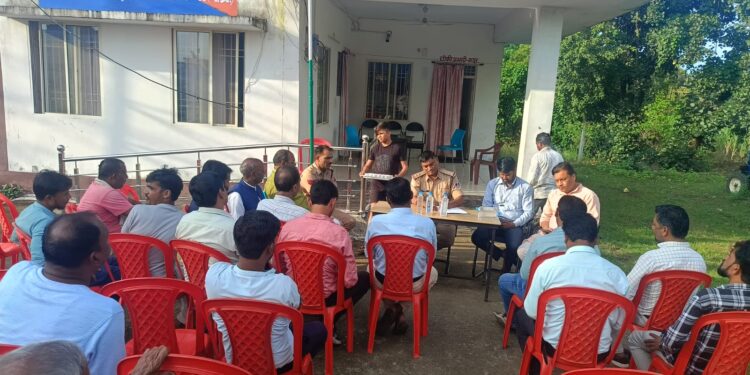 *थाना बड़वारा में शांति समिति की बैठक सम्पन्न*