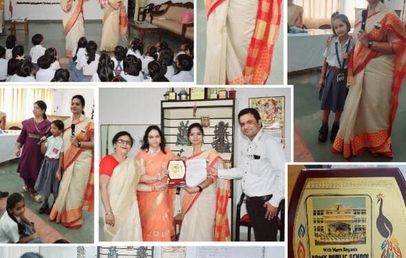 संस्था द्वारा आर्मी पब्लिक स्कूल छावनी में आयोजित मिशन शक्ति अभियान फेस-5 अंतर्गत दो दिवसीय आत्मरक्षा-स्वसुरक्षा जन जागृति कार्यशाला “”गुड टच बैड टच संपन्न*