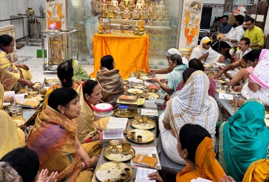 जैन धर्म के पर्युषण महापर्व का दस दिवसीय भक्तिपूर्ण आयोजन जारी: अध्यक्ष संतोष जैन