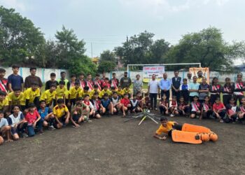 राष्ट्रीय खेल दिवस के अवसर पर मैत्री मैच का आयोजन…!