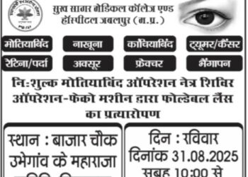 *राष्ट्रीय हिंदू सेना के द्वारा विशाल निशुल्क नेत्र शिविर*