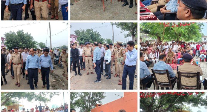 *जिलाधिकारी कन्नौज एवं पुलिस अधीक्षक कन्नौज द्वारा थाना तालग्राम क्षेत्रान्तर्गत जाहिरा देवी मंदिर, रोहिली मेला का निरीक्षण किया गया।*