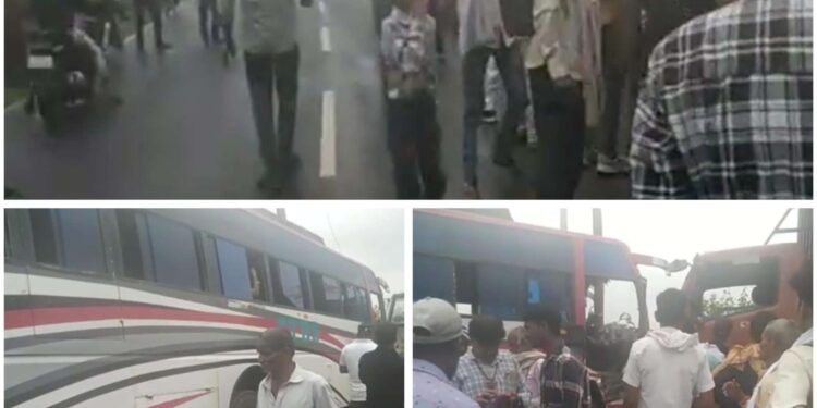 ट्रक और बस की हुई भीषण टक्कर कई लोग हुए घायल,,