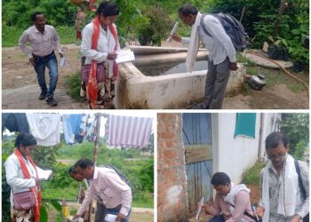*शहरी क्षेत्र छिंदवाड़ा के वार्ड क्रमांक-03 में 89 घरों में डेंगू के लार्वा का सर्वे किया गया व 10 घरों में पाये लार्वा को नष्ट कराया गया*