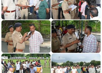 *पुलिस अधीक्षक जबलपुर श्री सम्पत उपाध्याय के निर्देश पर जबलपुर जिले के थानों में लिस्टिड गुण्डा एवं निगरानी बदमाशों की कराई गयी सामुहिक गुण्डा परेड*