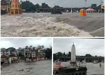 भारी बारिश के कारण गंगापुर बांध से पानी छोड़ा, शहर के कई इलाकों में बाढ़ जैसे हालात