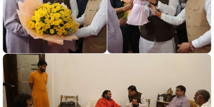 मदनमहल-दमोहनाका फ्लाई ओवर का लोकार्पण करने के लिए मध्य प्रदेश के मुख्यमंत्री डॉ. मोहन यादव और केंद्रीय मंत्री श्री नितिन गडकरी जबलपुर पहुंचे