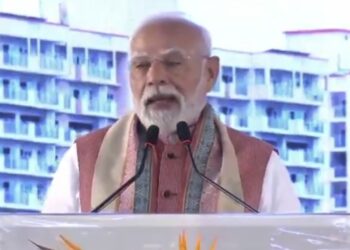प्रधानमंत्री नरेंद्र मोदी ने सांसदों के लिए 184 नवनिर्मित टाइप-VII बहुमंजिला फ्लैटों का उद्घाटन किया।