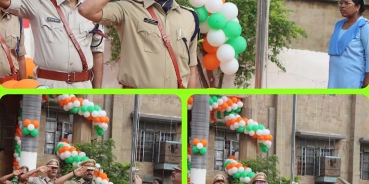 🇮🇳 *79वां स्वतंत्रता दिवस समारोह – पुलिस अधीक्षक कार्यालय कटनी* 🇮🇳