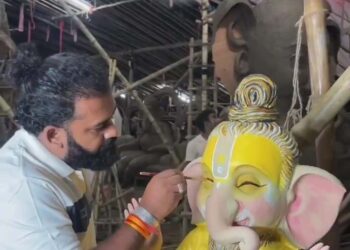 प्रेमानंद जी महाराज स्वरूप गणेश भगवान की मूर्ति..video देखे