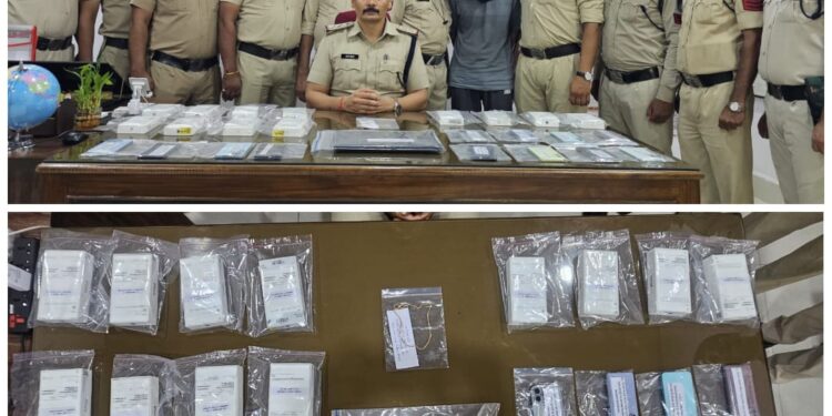 जीआरपी इटारसी की बड़ी सफलता अन्तर्राज्यीय शातिर बदमाश से 20,10,800/-रुपए का मशरूका किया बरामद