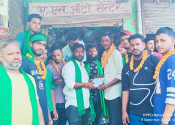 भारतीय किसान यूनियन भाकियू स्वराज के तहशील मिडिया प्रभारी बने – संजीव प्रजापति