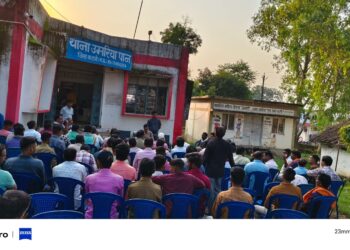  *”उमरियापान में नवरात्रि पर्व को लेकर शांति समिति की बैठक सम्पन्न”*