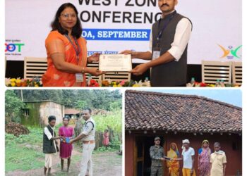 *पश्चिम भारत में सर्वश्रेष्ठ मोबाइल रिकवरी प्रतिशत के लिए मंडला पुलिस का भारत सरकार के दूरसंचार विभाग द्वारा आयोजित पश्चिम क्षेत्र सुरक्षा सम्मेलन, गोवा में हुआ सम्मान*
