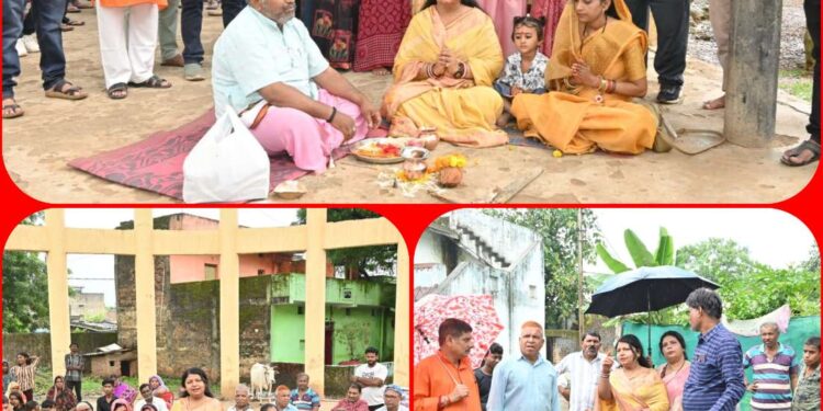*प्रेमनगर बस्ती में पानी टंकी के पास 24 लाख रुपए से अधिक की लागत से होंगे बाउंड्रीवाल, सम्पवेल, पंपहाउस आदि के विकास कार्य* *महापौर श्रीमती सूरी ने जनप्रतिनिधियों एवं स्थानीय जनों के साथ भूमिपूजन कर दी विकास कार्यों की सौगात*