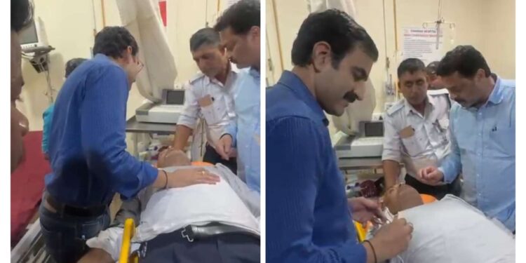 विधायक संजय सत्येंद्र पाठक ने बचाई ट्रैफिक पुलिसकर्मी की जान, मानवता की मिसाल पेश की”*