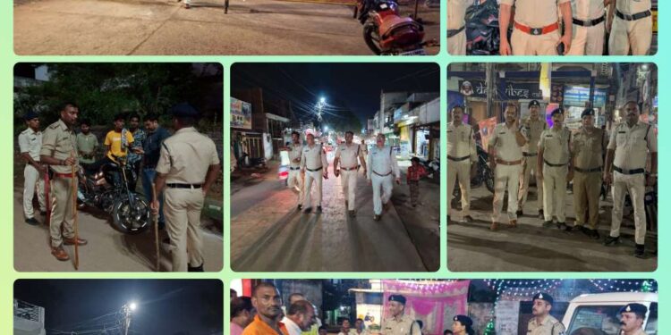*नवरात्रि पर्व एवं धार्मिक-सांस्कृतिक आयोजनों की सुरक्षा हेतु कटनी पुलिस की विशेष व्यवस्था*