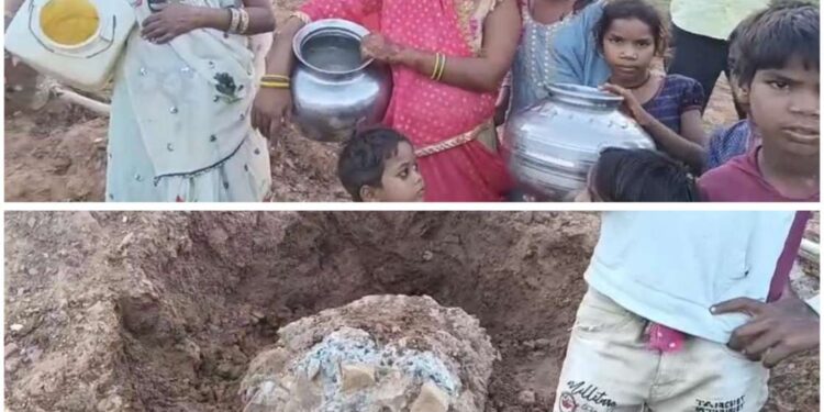 साहब रोड निर्माण कार्य करने वाले ठेकेदार ने तोड़ डाला हमारा हैंडपंप,, अब पानी केसे पिए,,,