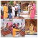 *नगर निगम प्रांगण के नव निर्मित मंदिर में विधि-विधान से माता दुर्गा की प्रतिमा हुई स्थापित*  *महापौर श्रीमती सूरी ने निगम पार्षदों एवं कर्मचारियों के साथ माता की आरती कर लिया आशीर्वाद*