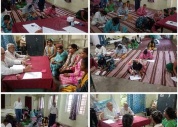 जैविक सब्जी उत्पादन और नर्सरी प्रबंधन प्रशिक्षण परीक्षा संपन्न।