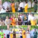 पितृदेव तुल्य पूर्वजों की याद मे मुक्तिधाम मे किया पौधारोपण