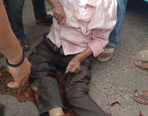 💥हाईड्रा क्रेन की टक्कर से 75 वर्षीय वृद्ध की मौत💥