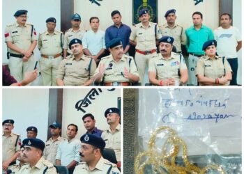 नर्मदापुरम पुलिस ने चेन स्नेचिंग गिरोह के एक आरोपी को भोपाल से किया गिरफ्तार,पुलिस को मिली बड़ी सफलता,एएसपी अभिषेक राजन ने पत्रकार वार्ता कर पूरी घटना का किया खुलासा,पुलिस टीम को मिलेगा पुरस्कार… वीडियो
