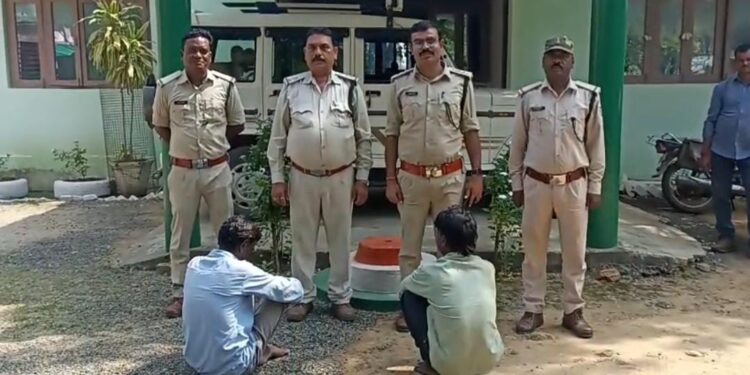 जंगली सूअर को मार कर बेचते एव पकाते हुए आरोपियों को किया गिरफ्तार,,