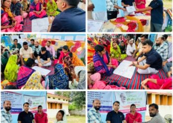 *बरबसपुर में आयोजित विशेष ग्राम सभा में पहुँचे कलेक्टर श्री सोमेश मिश्रा*