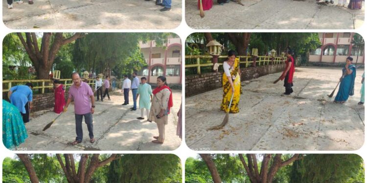 जेपी वी.डी.वी. विद्यालय में हुआ स्वच्छता दिवस का आयोजन