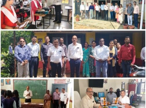 *जिला शिक्षा अधिकारी श्री बघेल ने किया जिले के शैक्षणिक संस्थानों का आकस्मिक निरीक्षण शैक्षणिक व्यवस्था में सुधार के लिये दिए दिशा-निर्देश*