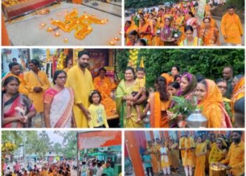 मोहगांव में हुआ भव्य स्वागत