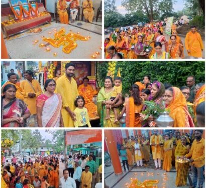 मोहगांव में हुआ भव्य स्वागत