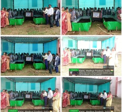 शासकीय कन्या महाविद्यालय में छात्राओं को केंचुआ खाद निर्माण का प्रायोगिक प्रशिक्षण दिया गया।
